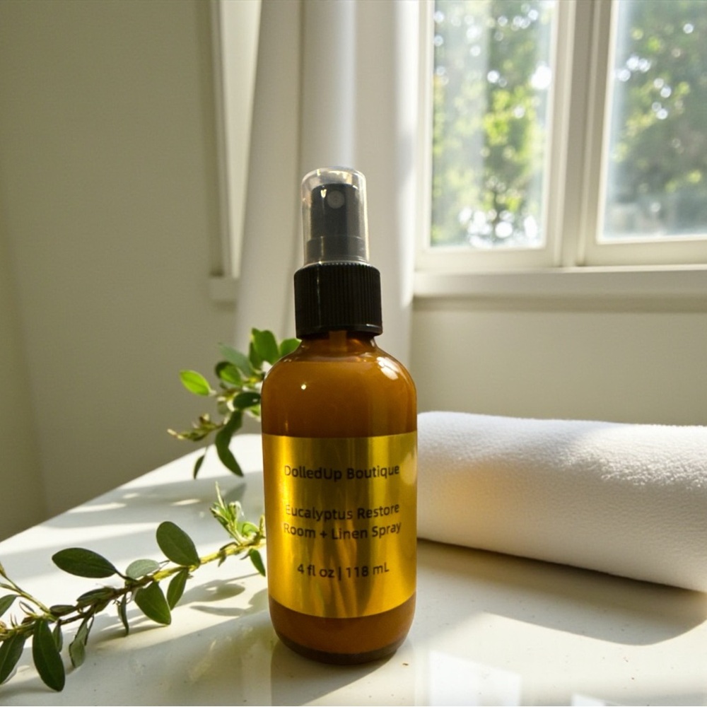 4oz Eucalyptus Restore Room & Linen Spray | Luxury Spa Home Fragrance - Picture 2 of 3